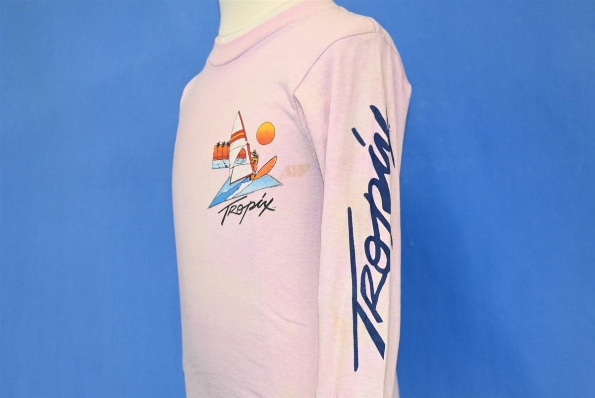 80s Tropix Windsurfing Rainbow Deadstock t-shirt Youth Small product image 4