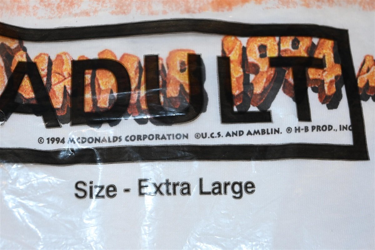 90s Flintstones Movie McDonald's Packaged t-shirt Extra product image 3