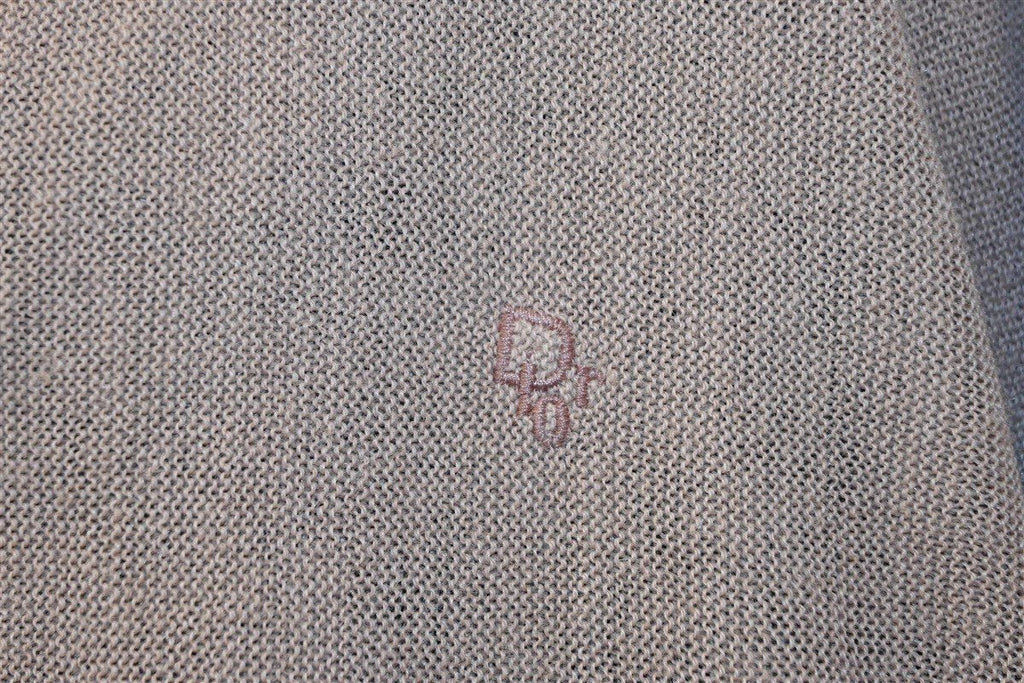80s Christian Dior Beige Button Up Cardigan Sweater Large