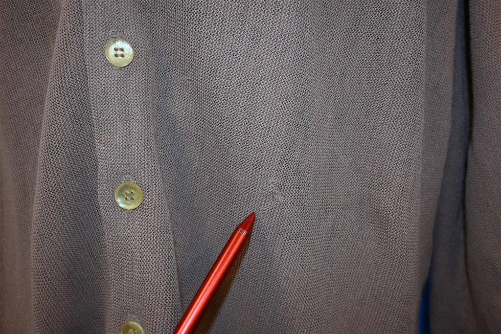 80s Christian Dior Beige Button Up Cardigan Sweater Large