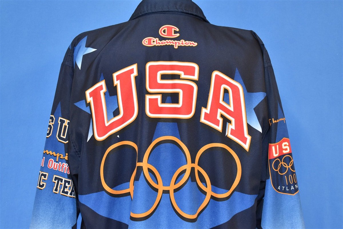 90s Team USA Atlanta Olympics Windbreaker Jacket Extra Large product image 1