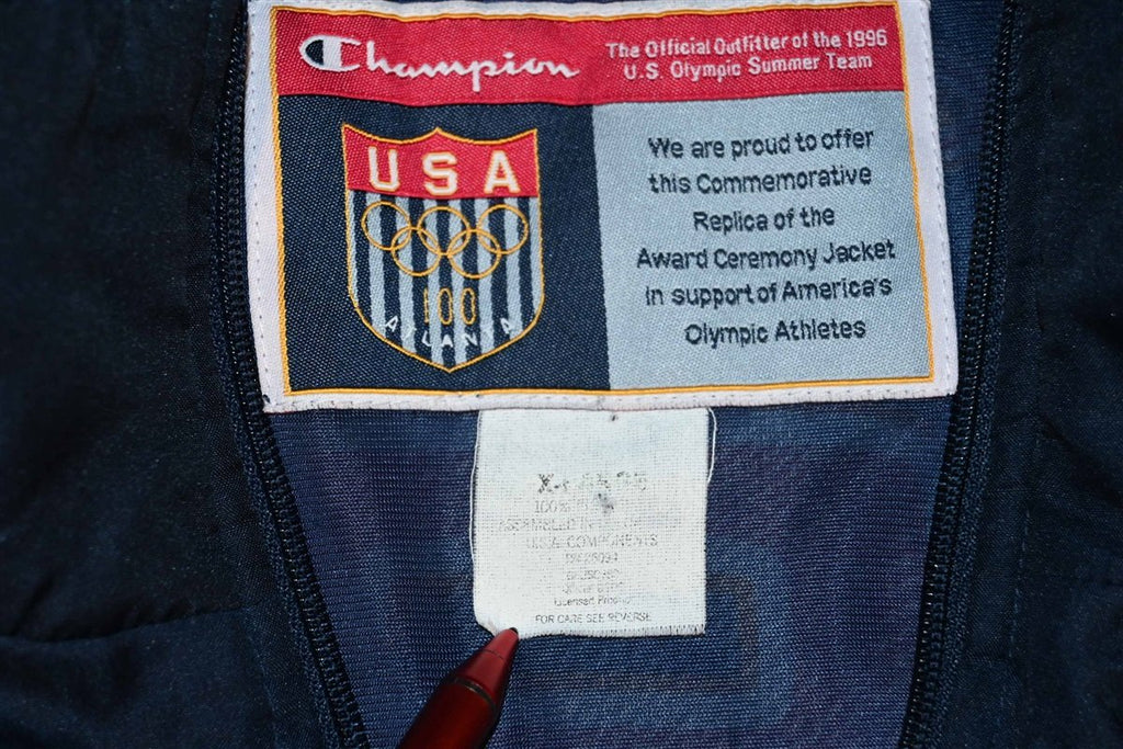 90s Team USA Atlanta Olympics Windbreaker Jacket Extra Large product image 6
