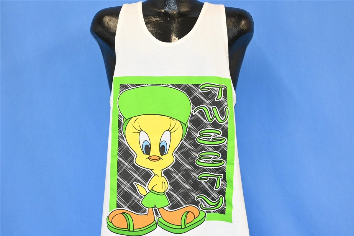 90s Tweety Bird Looney Tunes Racerback Tank t-shirt Large product image 1