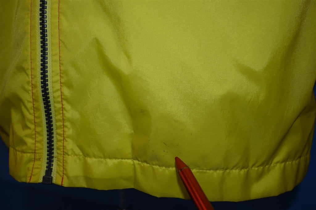 90s Adidas Red Yellow Hooded Windbreaker Jacket Medium product image 5