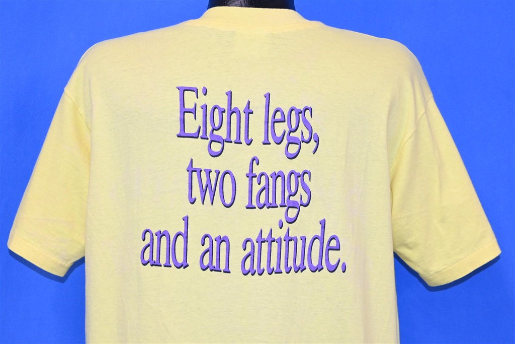 90s Arachnophobia Horror Movie Eight Legs Yellow t-shirt product image 4