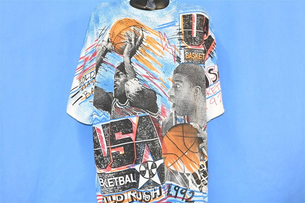 90s US Olympic Basketball Dream Team All Over Print t-shirt product image 1