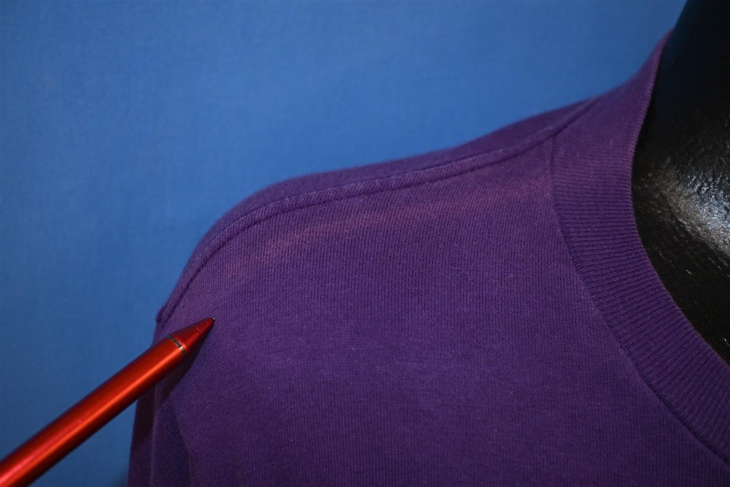 90s Nike Swoosh Logo Purple Basketball t-shirt Large product image 3