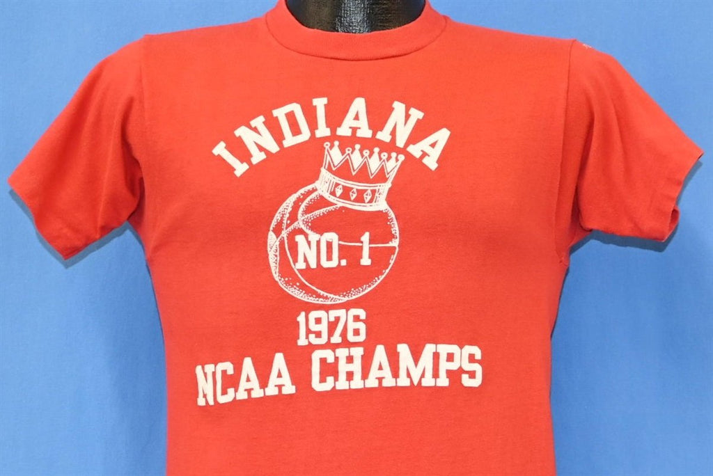70s Indiana Basketball NCAA Champs Hoosiers t-shirt Small product image 1