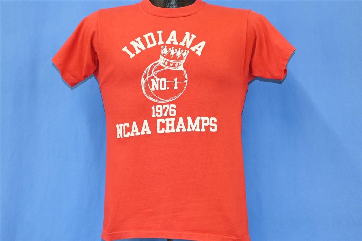 70s Indiana Basketball NCAA Champs Hoosiers t-shirt Small product image 2