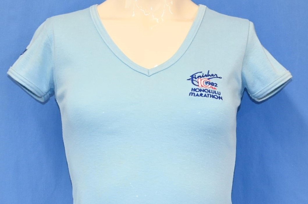 80s Nike Honolulu Marathon 1982 t-shirt Women's Extra Small product image 1