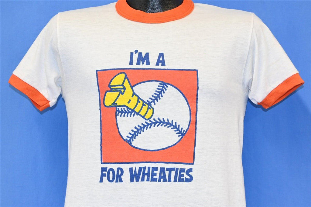 70s I'm A Screwball For Wheaties Cereal Ringer t-shirt Small product image 1