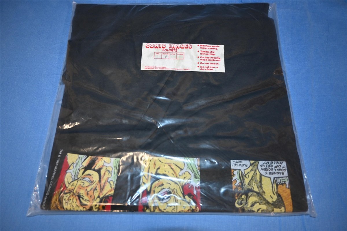80s Incredible Hulk Bruce Banner Marvel Packaged t-shirt product image 2