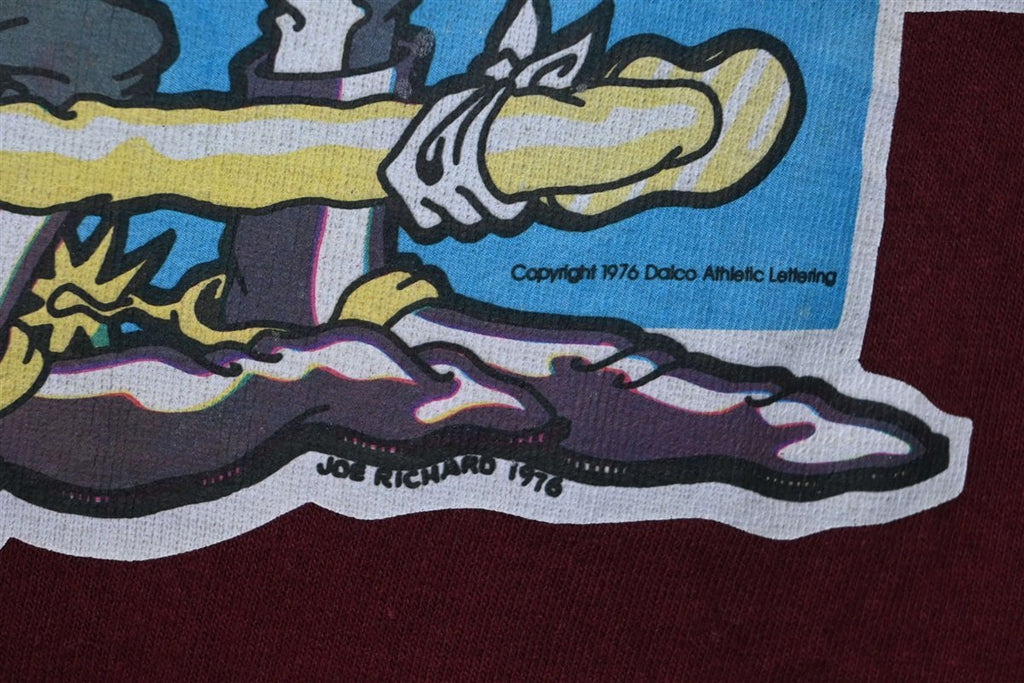 70s Texas A&M Aggies Cartoon Iron On College t-shirt Medium product image 3