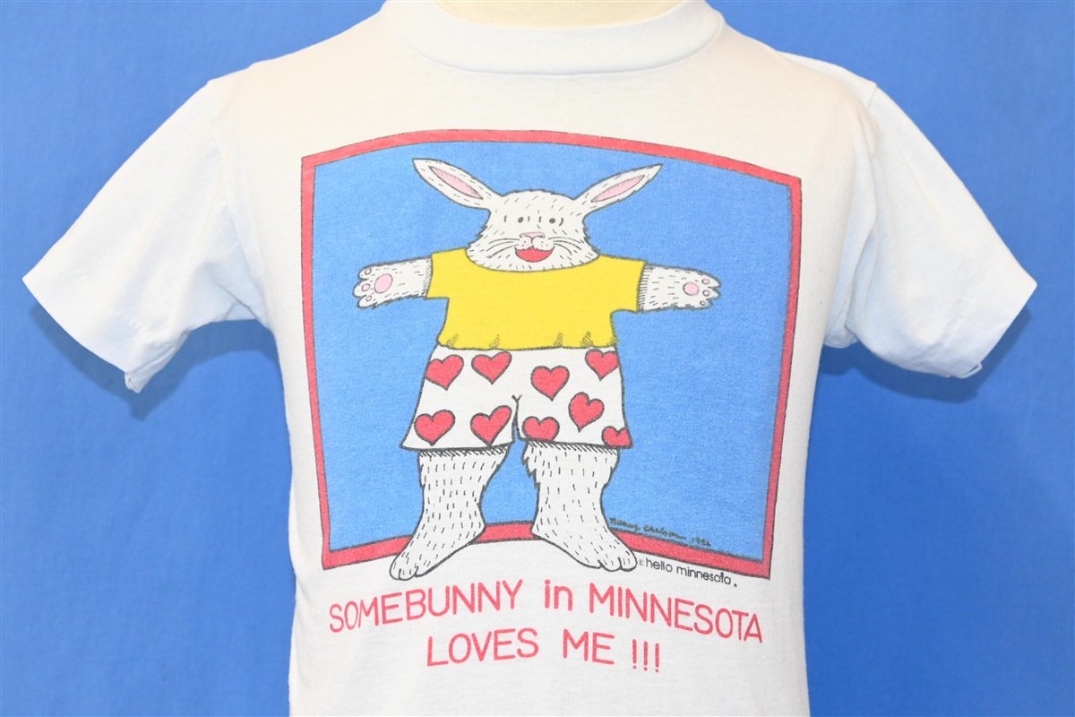 80s Some Bunny In Minnesota Loves Me Tourist t-shirt Youth product image 1