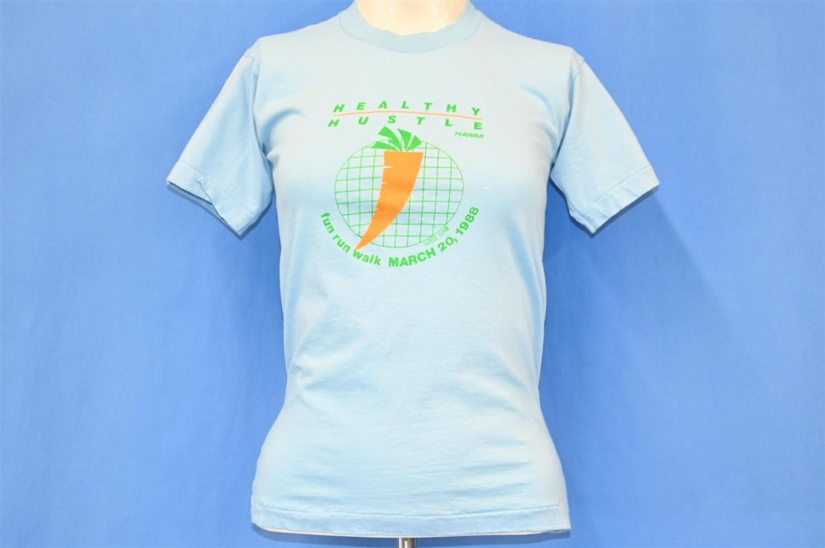 80s Healthy Hustle Hawaii Fun Run '88 Carrot t-shirt Youth product image 2