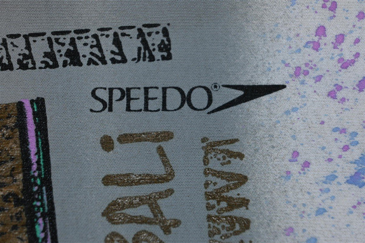 90s Speedo Swimwear Bali Indonesia Striped t-shirt Large product image 4