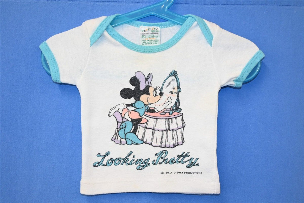 80s Minnie Mouse Disney Looking Pretty t-shirt Baby 0-6 product image 1