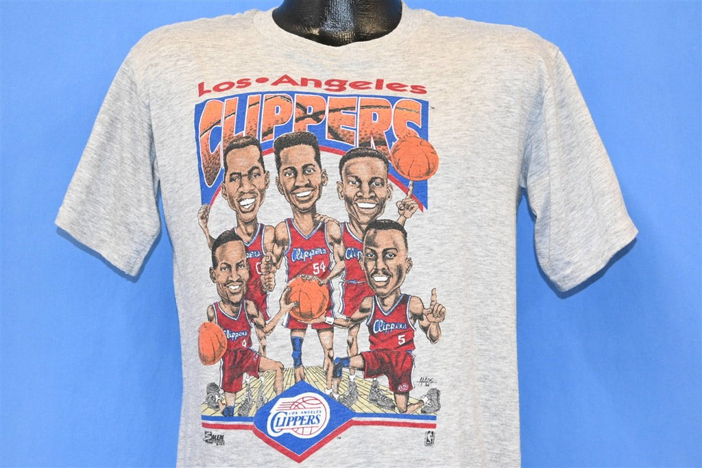 90s Los Angeles Clippers NBA Caricature Lottery t-shirt product image 1
