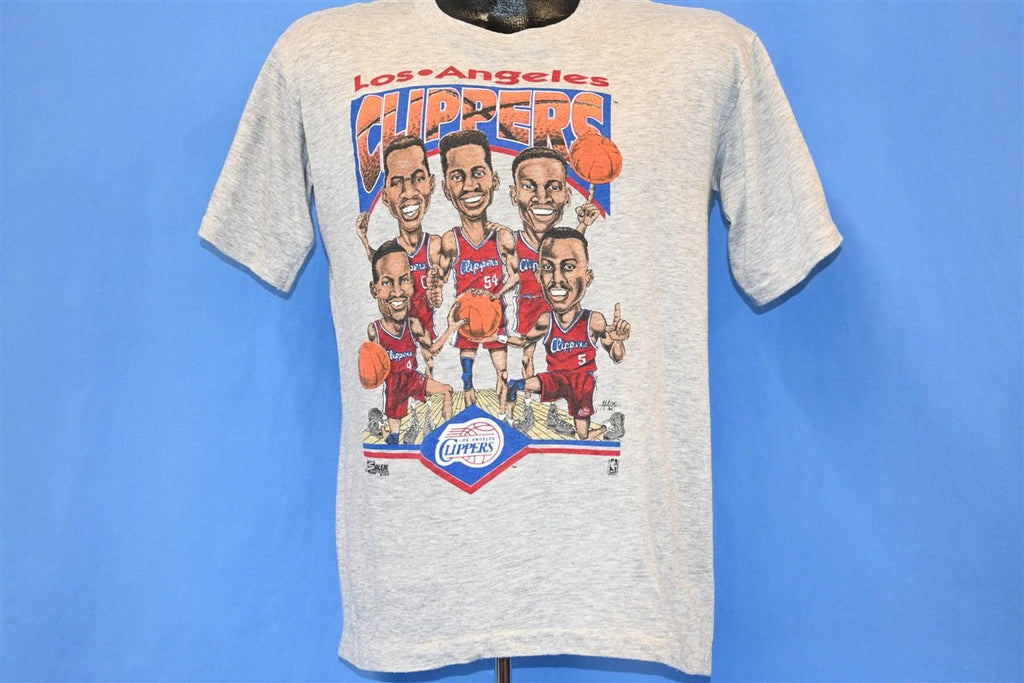90s Los Angeles Clippers NBA Caricature Lottery t-shirt product image 2