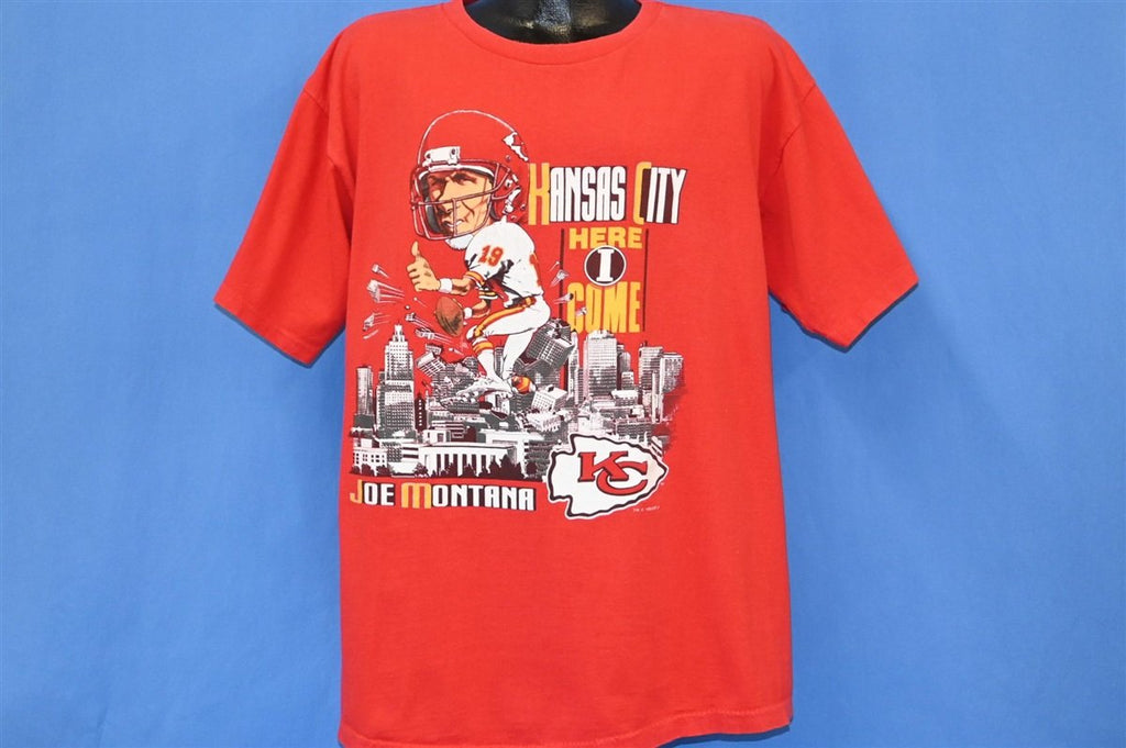 90s Joe Montana Kansas City Here I Come t-shirt Extra Large product image 2