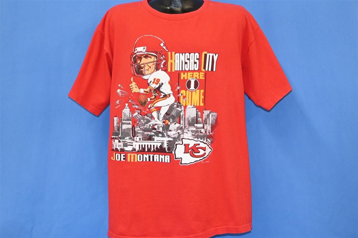 90s Joe Montana Kansas City Here I Come t-shirt Extra Large product image 2