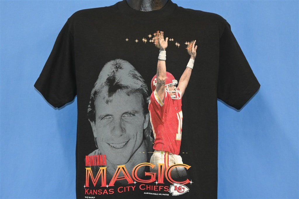 90s Joe Montana Magic Kansas City Chiefs NFL t-shirt Medium product image 1