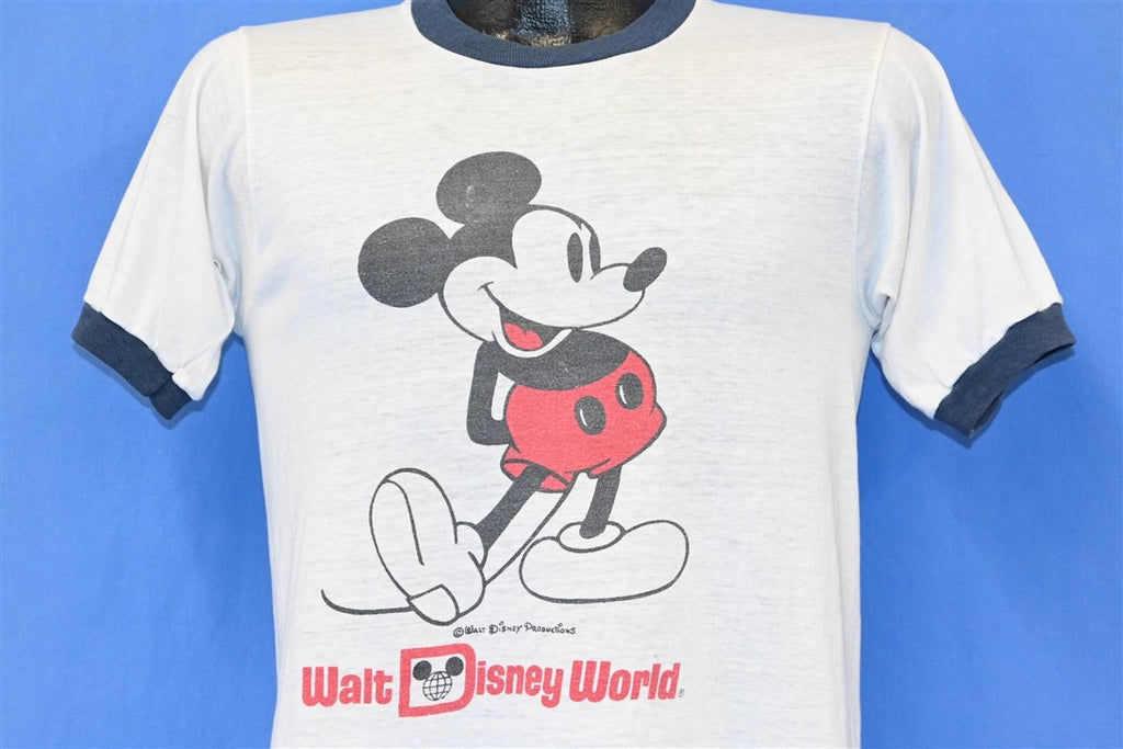 80s Walt Disney World Mickey Mouse Ringer t-shirt Medium product image 1