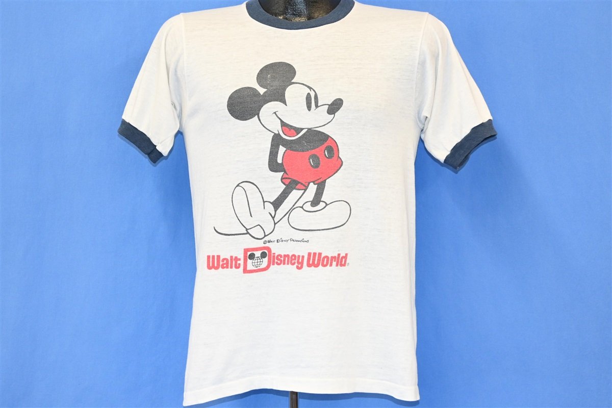 80s Walt Disney World Mickey Mouse Ringer t-shirt Medium product image 2