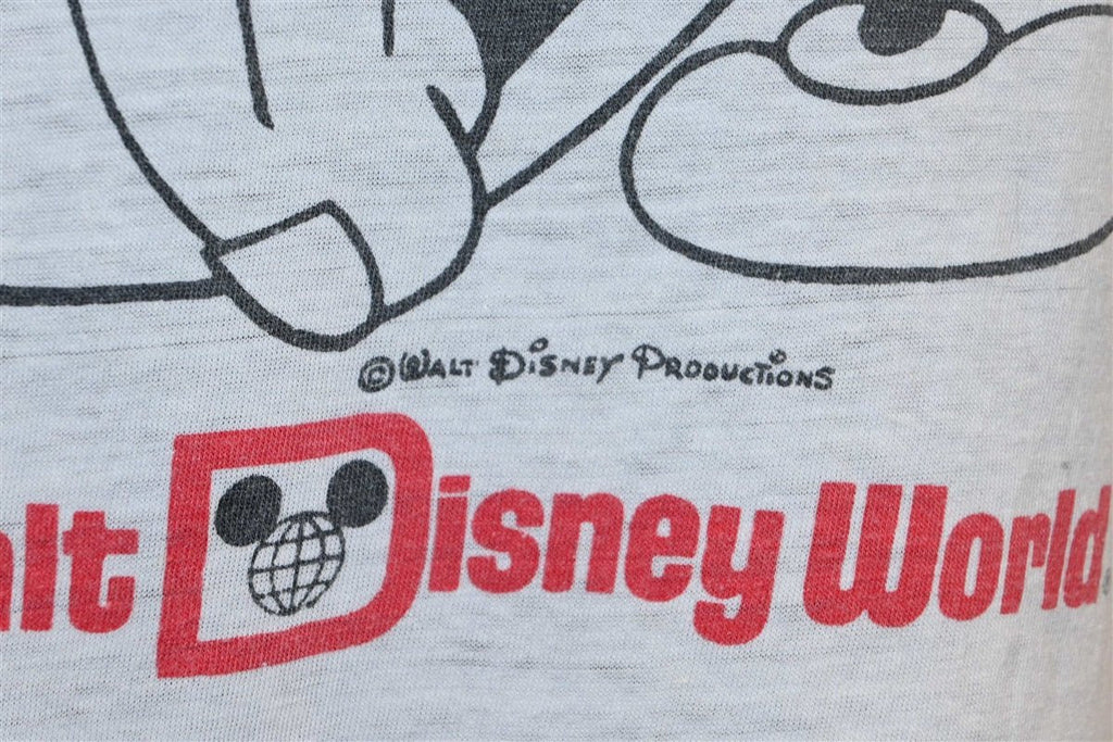 80s Walt Disney World Mickey Mouse Ringer t-shirt Medium product image 3