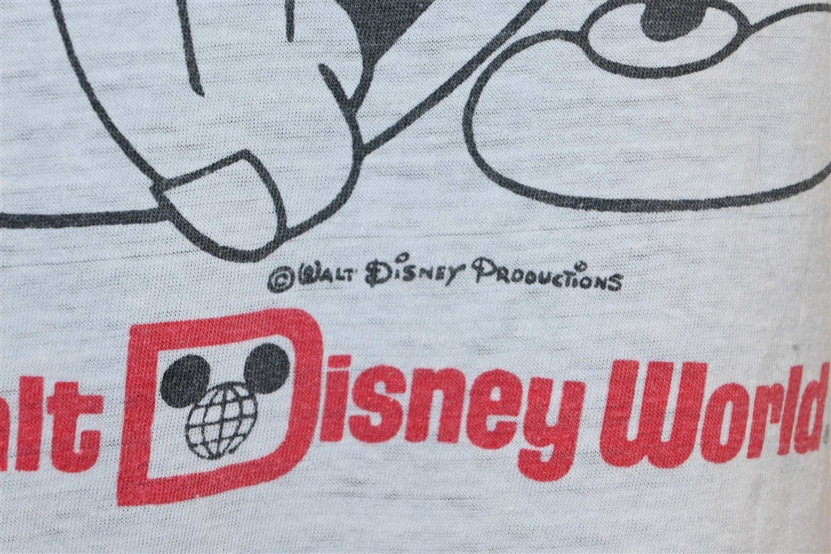 80s Walt Disney World Mickey Mouse Ringer t-shirt Medium product image 3