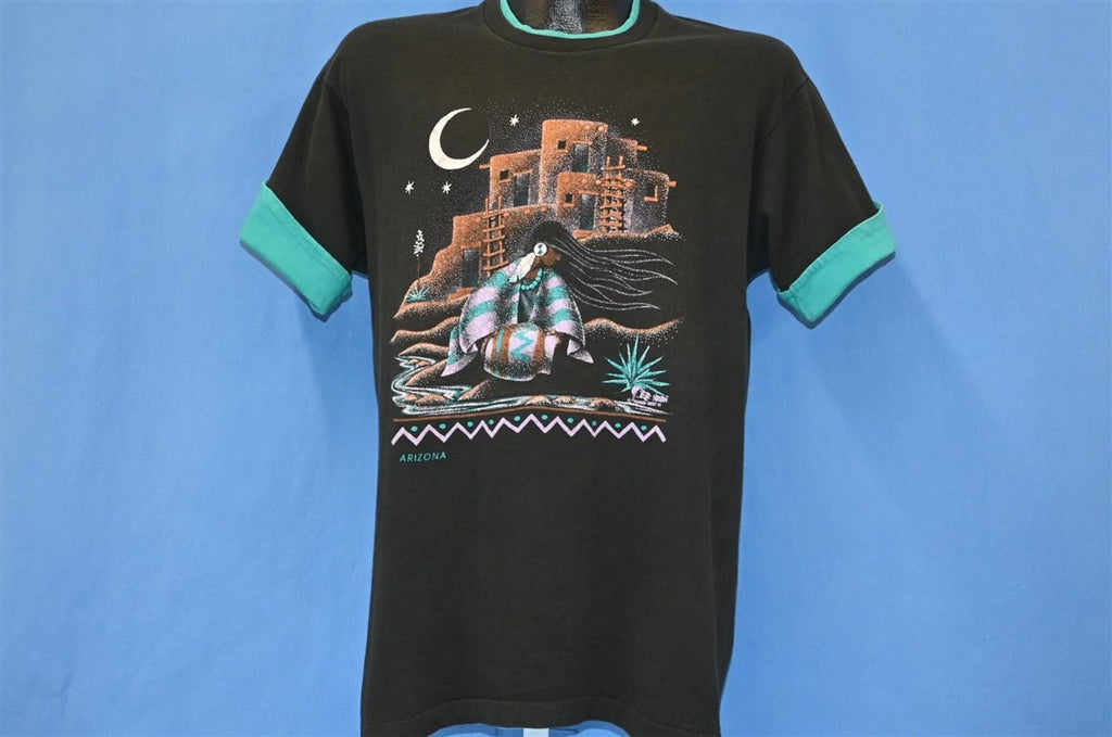 90s Arizona Native American Pueblo Roll Up Sleeve t-shirt product image 2