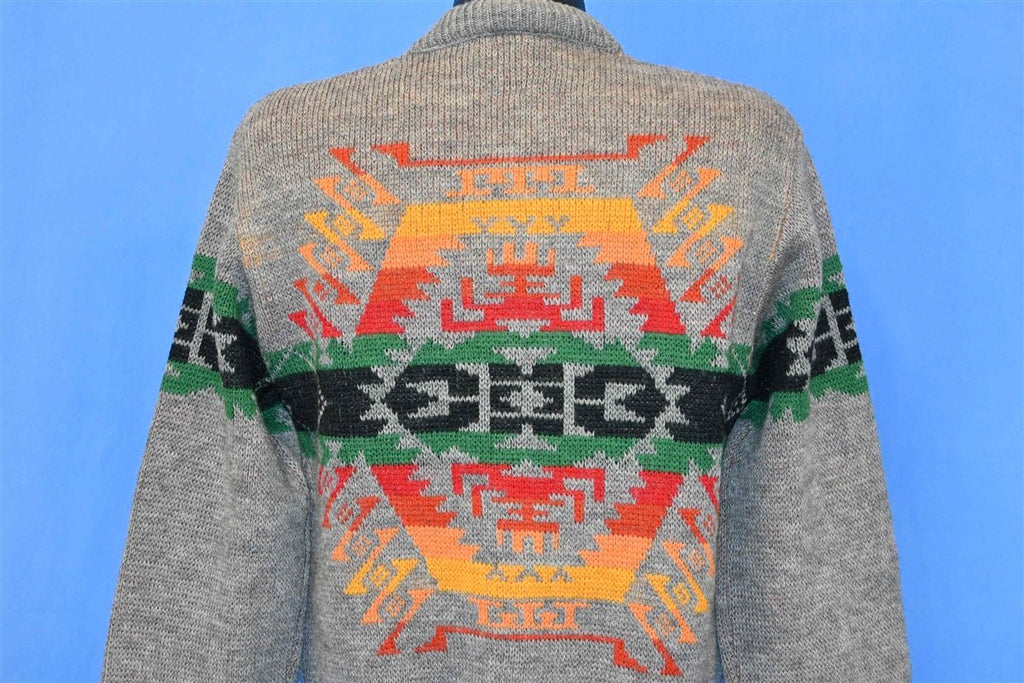 70s Pendleton Geometric Aztec Wool Sweater Medium