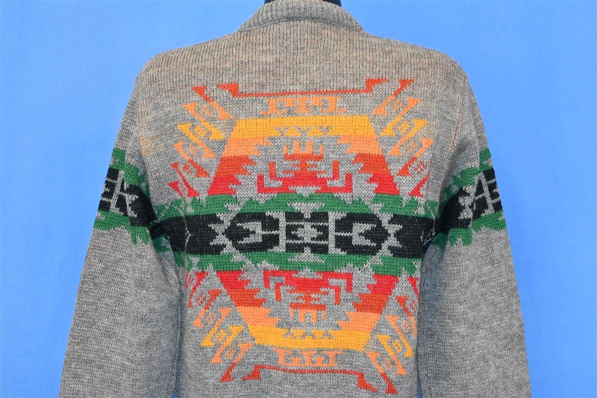70s Pendleton Geometric Aztec Wool Sweater Medium