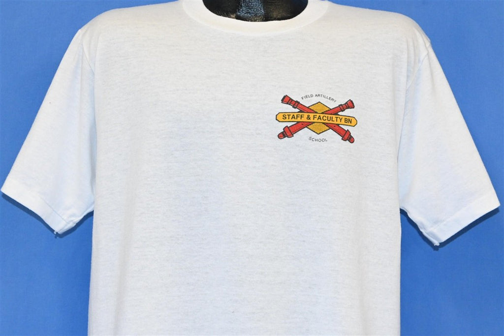 80s Field Artillery School Staff & Faculty Military t-shirt product image 2