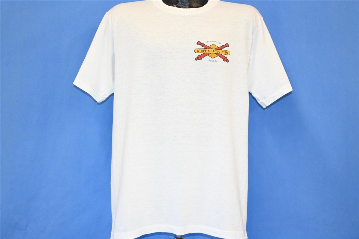80s Field Artillery School Staff & Faculty Military t-shirt product image 3