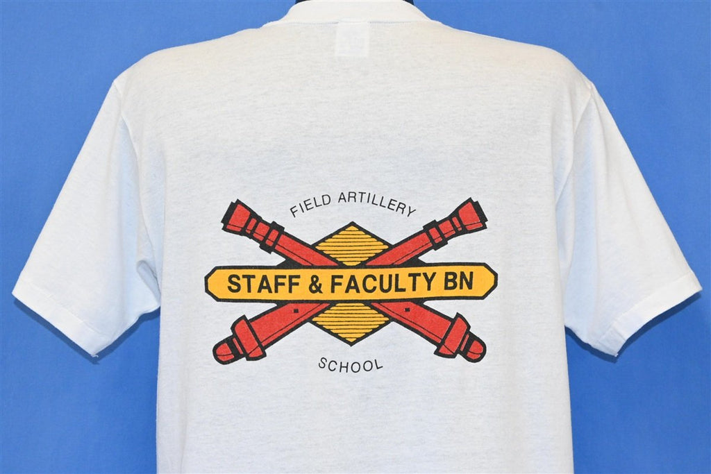 80s Field Artillery School Staff & Faculty Military t-shirt product image 1