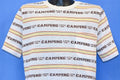 70s Let's Go Camping Stripe All Over Print Pocket t-shirt product image 1