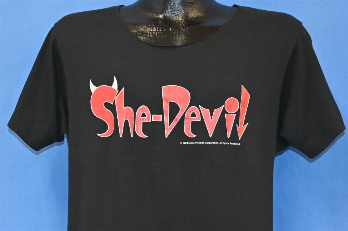80s She-Devil 1989 Comedy Movie Cut Neck t-shirt Large product image 1