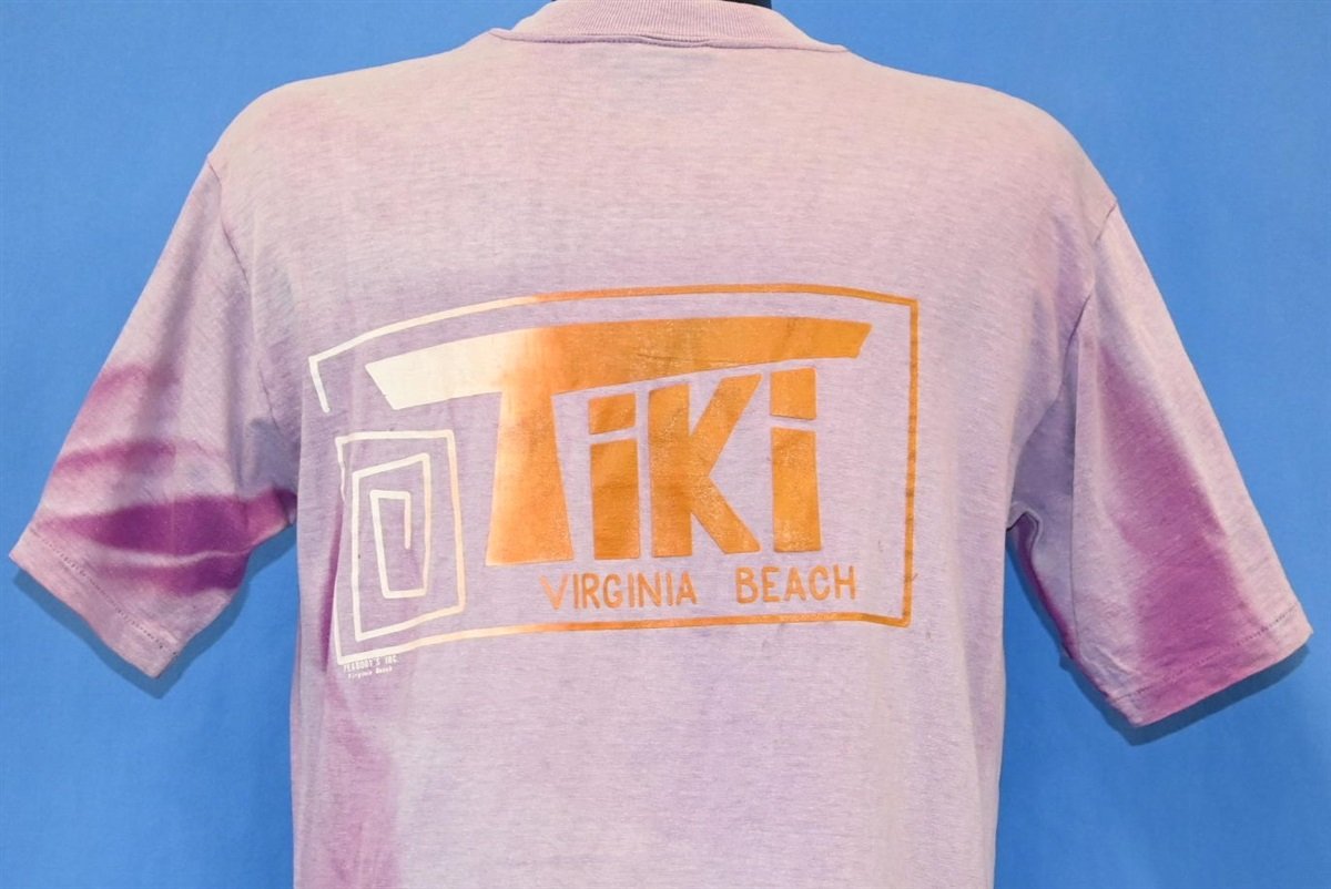 70s Tiki Peabody's Virginia Beach Nightclub Faded t-shirt product image 1