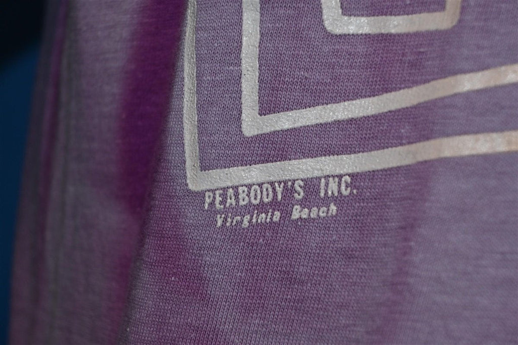 70s Tiki Peabody's Virginia Beach Nightclub Faded t-shirt product image 4