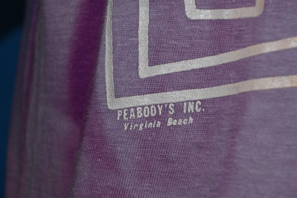 70s Tiki Peabody's Virginia Beach Nightclub Faded t-shirt product image 4