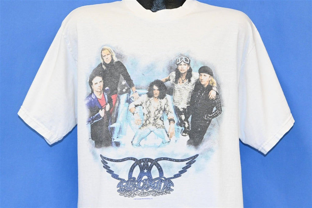 90s Aerosmith Nine Lives Tour 1997 Rock t-shirt Extra Large product image 1