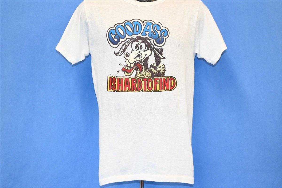 70s Good Ass Is Hard to Find Iron On Donkey t-shirt Medium product image 2
