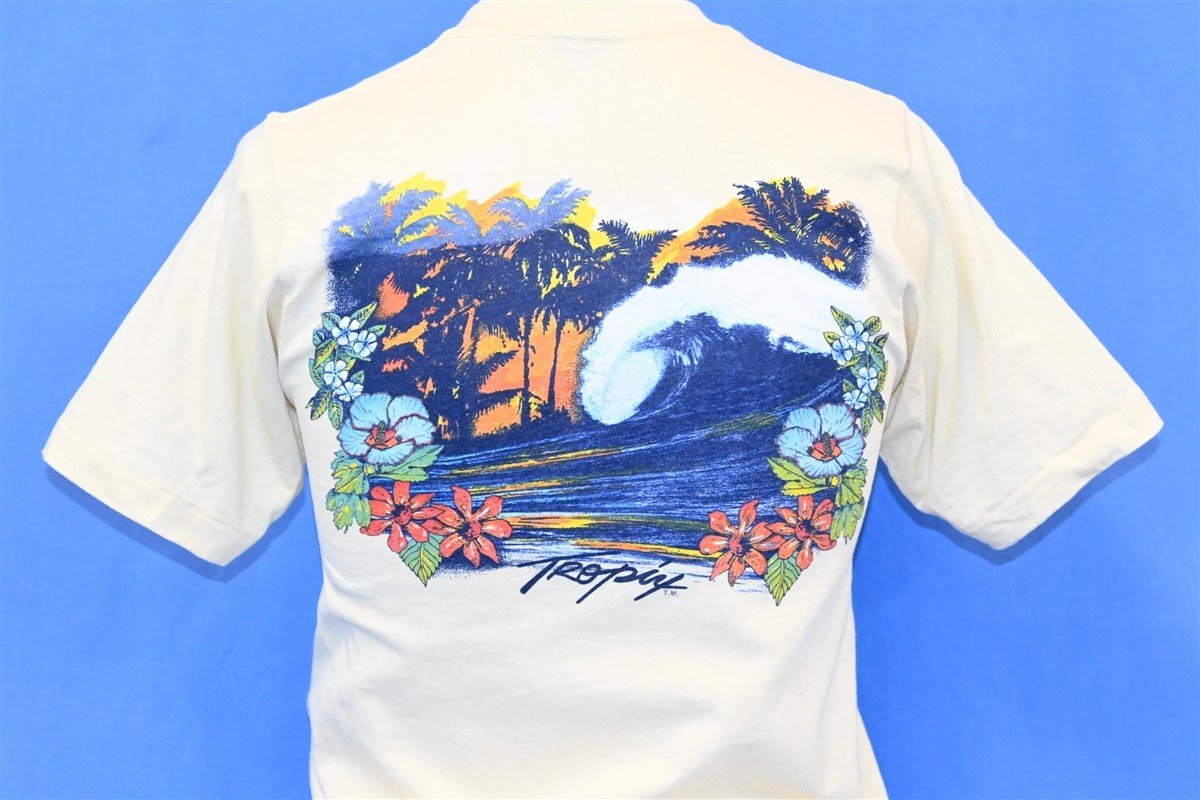 80s Surf Tropix Wave Ocean Sunset Deadstock t-shirt Youth product image 3