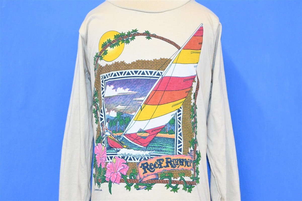 80s Reef Runner Sailboat Ocean Deadstock t-shirt Youth Small product image 1