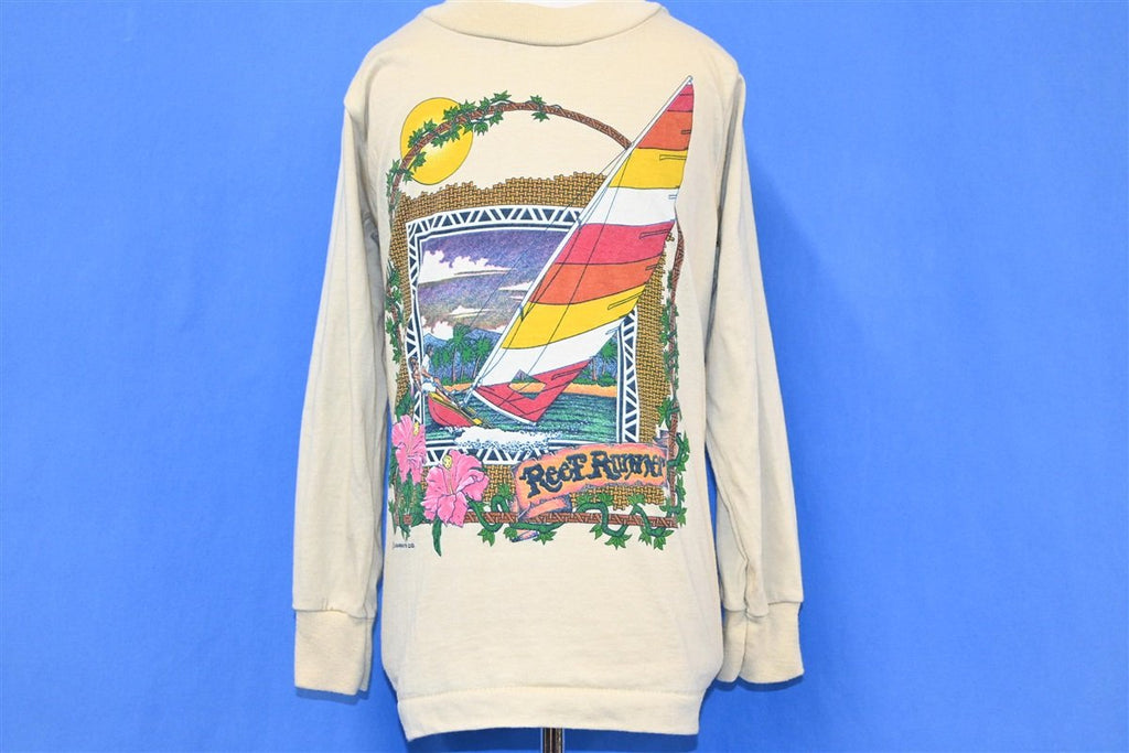 80s Reef Runner Sailboat Ocean Deadstock t-shirt Youth Small product image 2