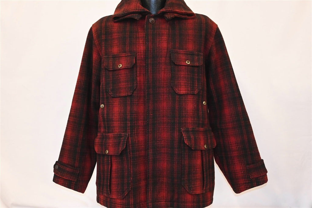 30s Woolrich 501 Plaid Mackinaw Hunting Jacket Extra Large product image 2