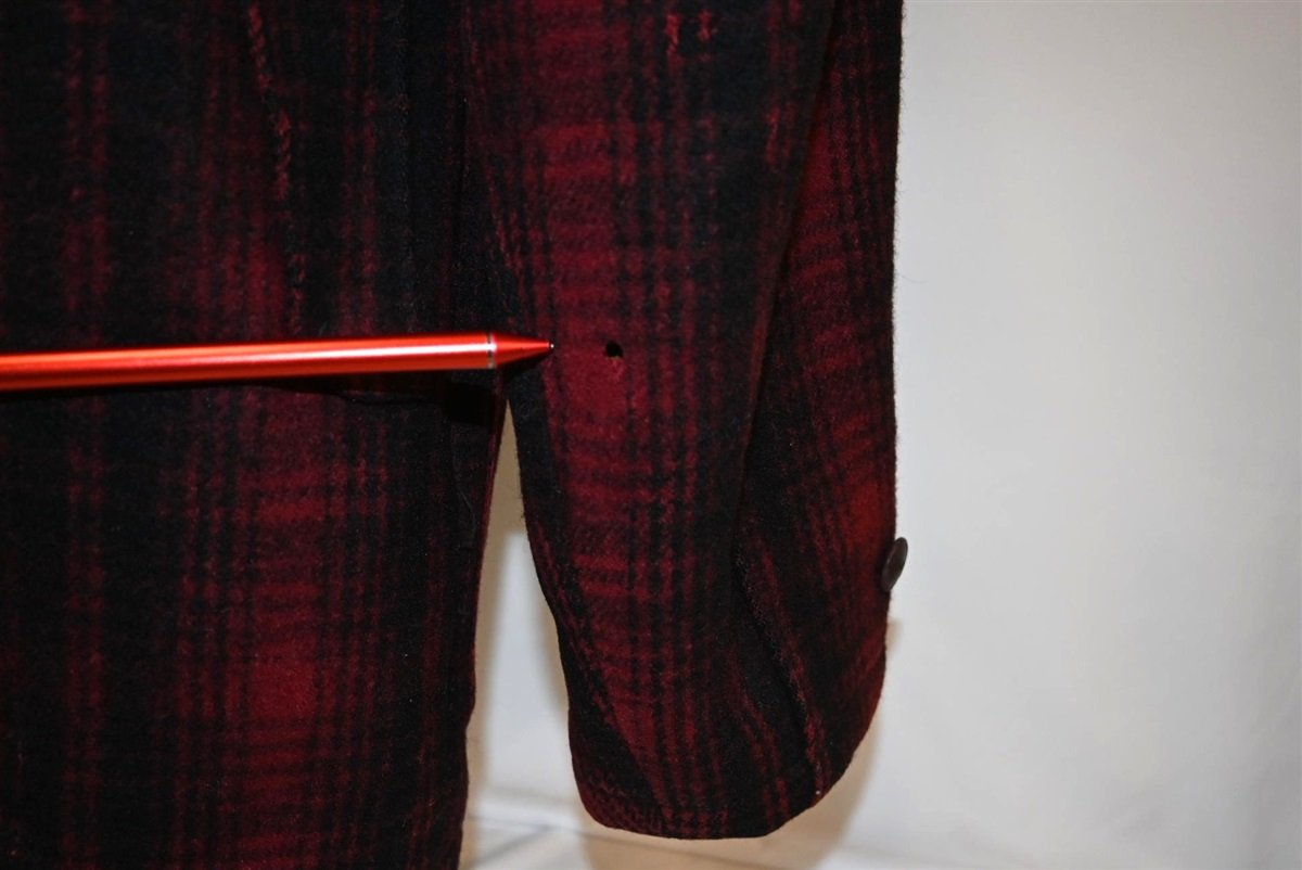 30s Woolrich 501 Plaid Mackinaw Hunting Jacket Extra Large product image 6