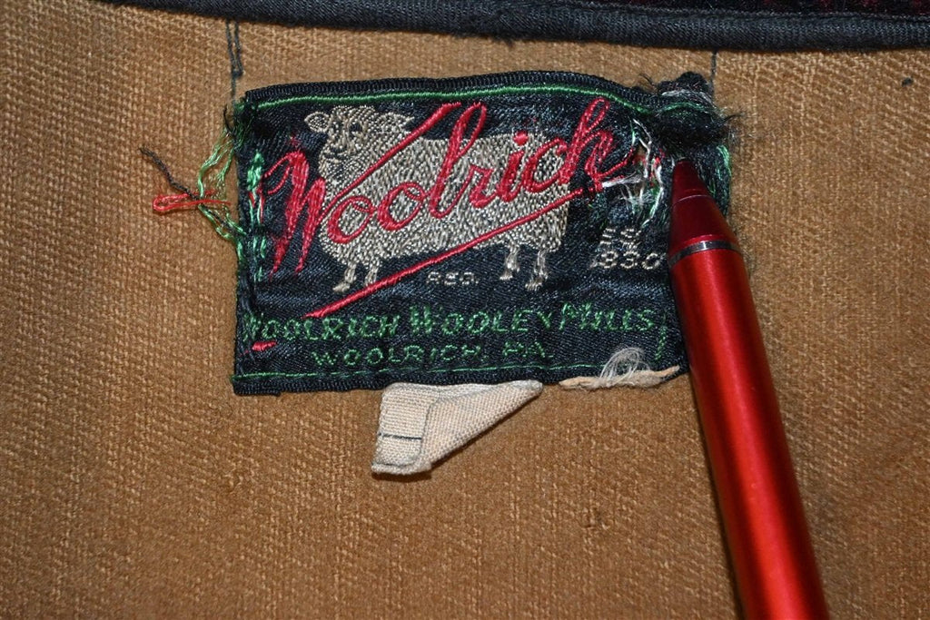 30s Woolrich 501 Plaid Mackinaw Hunting Jacket Extra Large product image 7