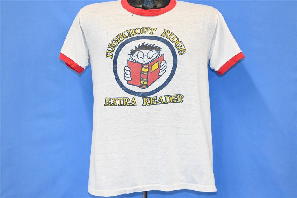 80s Highcroft Ridge Extra Reader Ringer t-shirt Medium product image 2